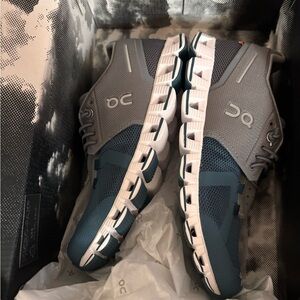 On Running women’s Athletic Shoes in Gray and Teal